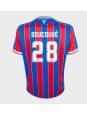 Crystal Palace Cheick Doucoure #28 Hjemmedrakt 2025-26 Korte ermer Crystal Palace Cheick Doucoure #28 Hjemmedrakt 2025-26 Korte ermer